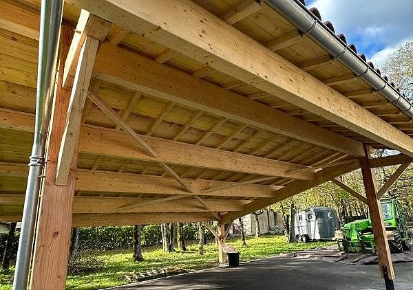 Detailansicht Carportdach