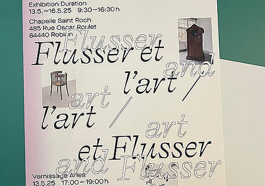 Plakatdesign für eine Vernissage